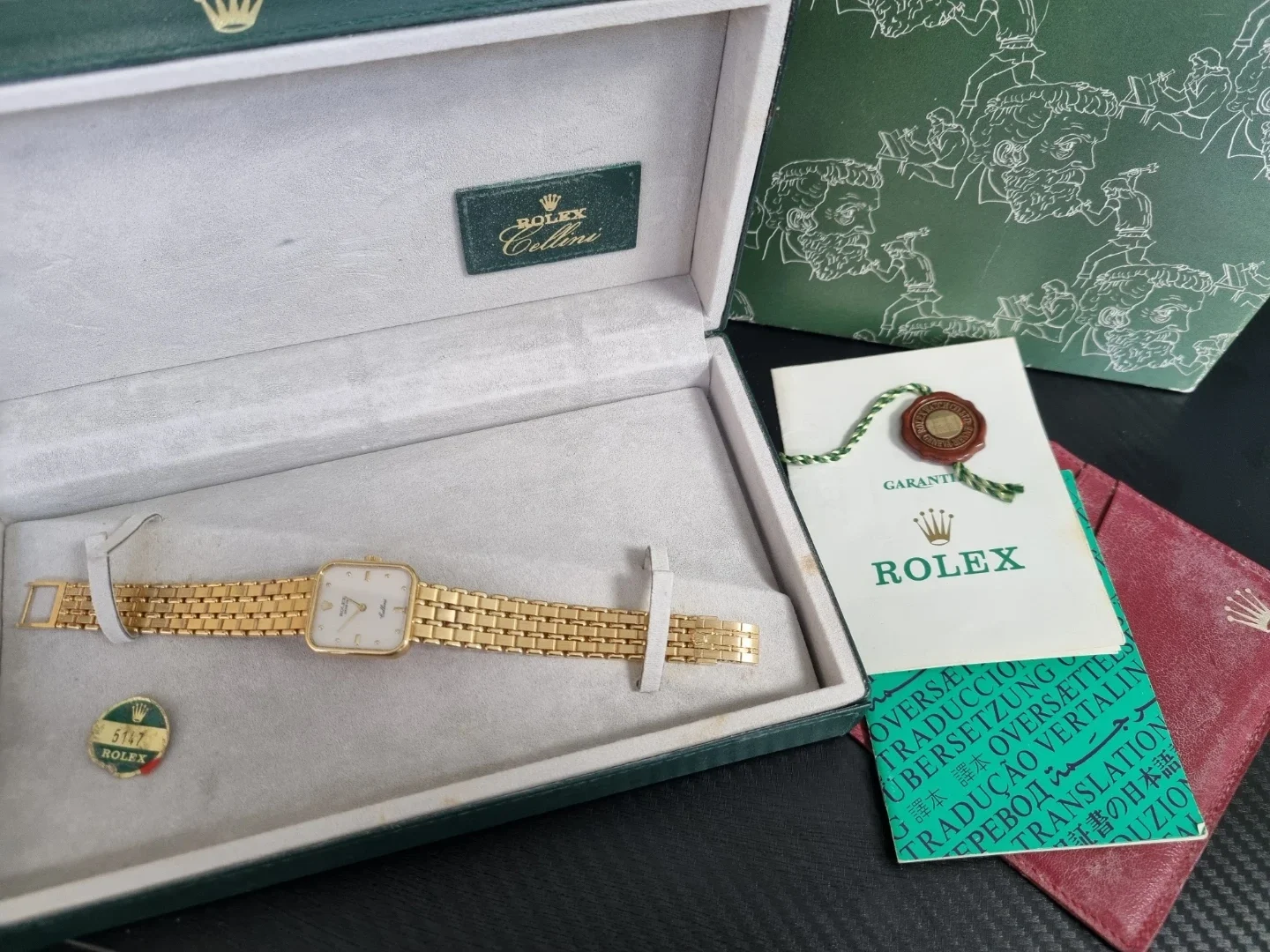 롤렉스 셀리니 18k 풀세트 ROL-N21268-8 실물 상세 이미지 1