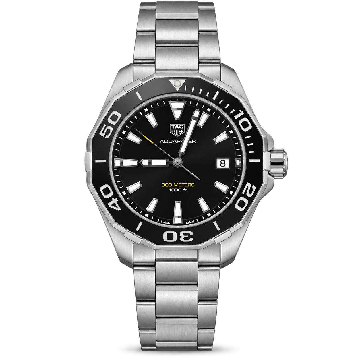 태그호이어 아쿠아레이서 쿼츠 검판 43mm TAG-N17265-1 정면 이미지