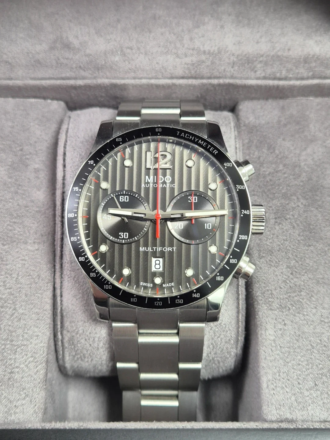 미도 멀티포트 오토매틱 크로노그래프 44mm MID-N16262-1 실물 상세 이미지 1